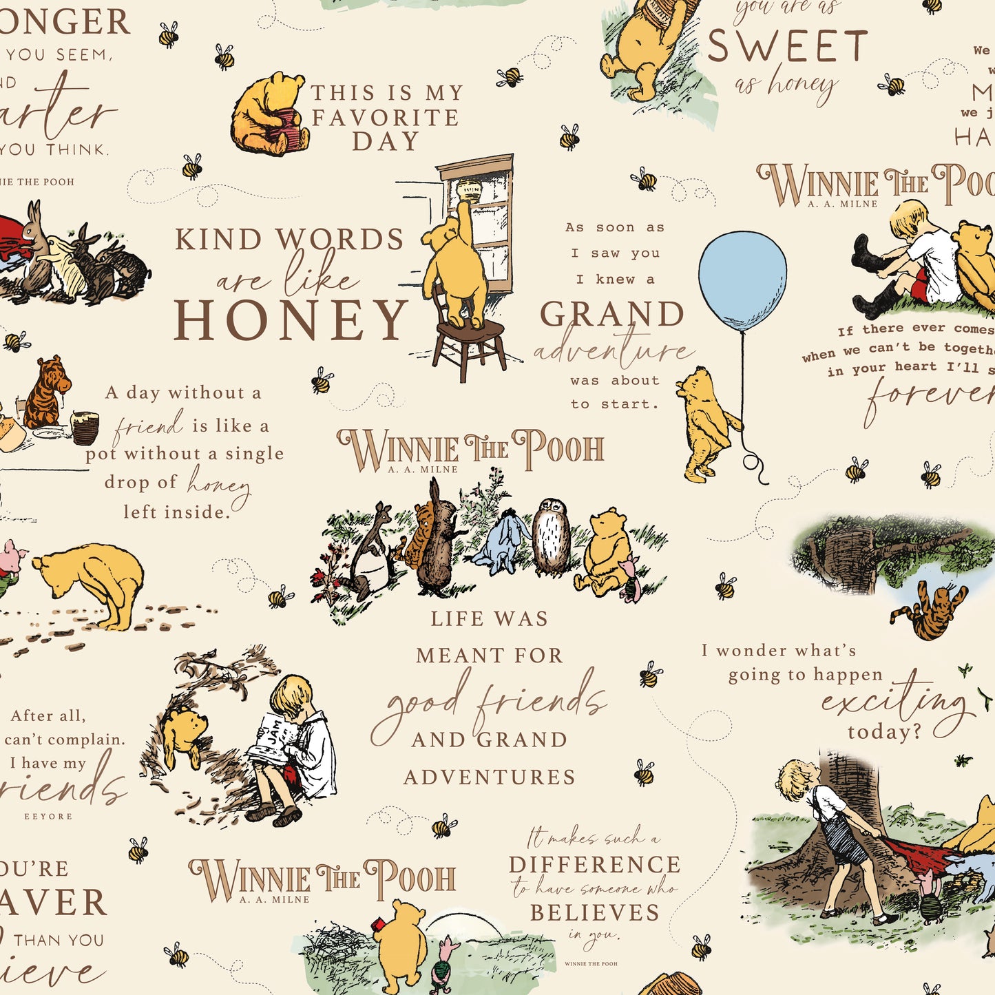 Winnie the Pooh ~ Main ~ C17000-CREAM