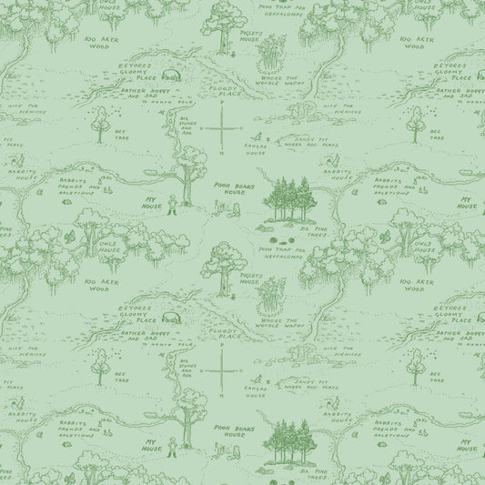 Winnie the Pooh ~ Map ~ C17001-GREEN