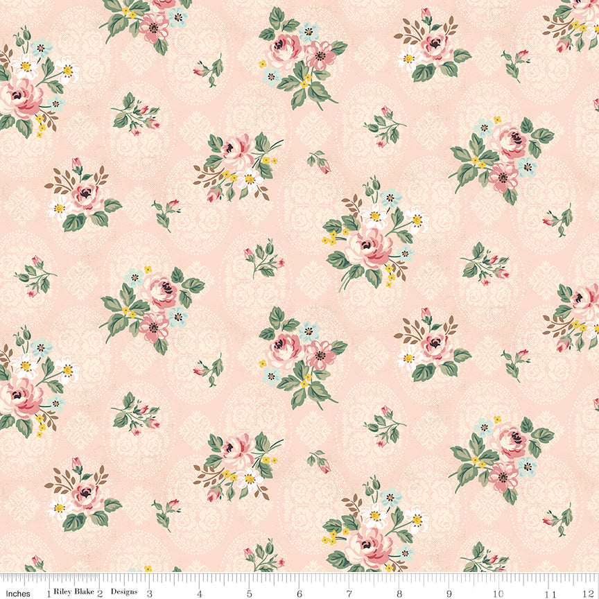 Rose & Violet's Bouquet des Fleur ~ Posy ~ C17291-BLUSH
