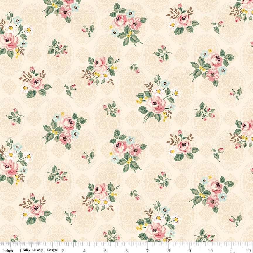Rose & Violet's Bouquet des Fleur ~ Posy ~ C17291-CREAM