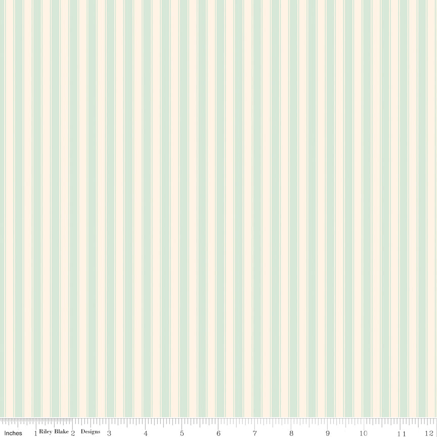 Rose & Violet's Bouquet des Fleur ~ Stripes ~ C17293-MINT