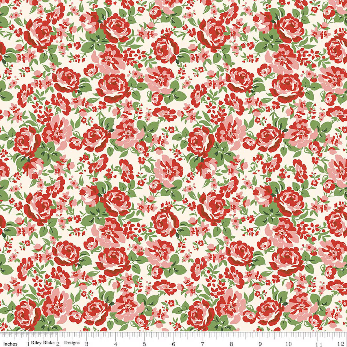 Cowgirl ~ Floral ~ C17481-RED