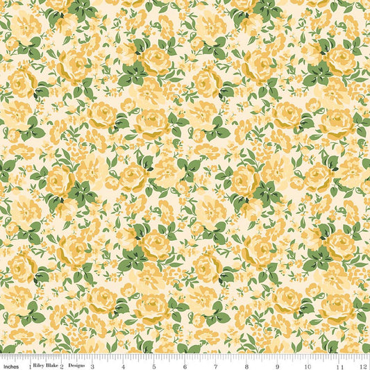 Cowgirl ~ Floral ~ C17481-YELLOW