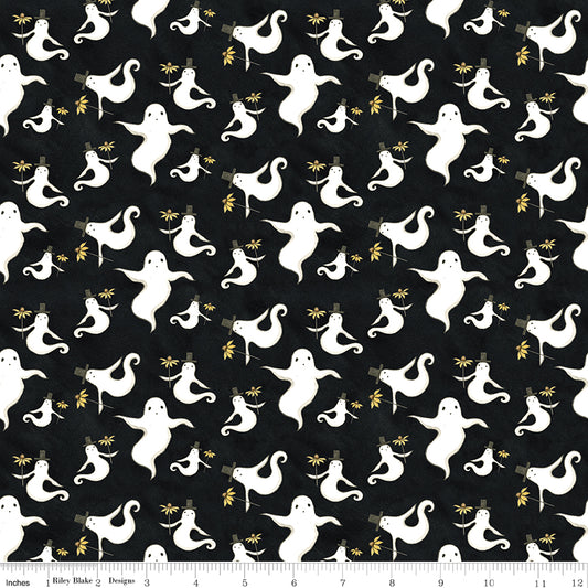 Spooky ~ Ghosts ~ C17571 BLACK