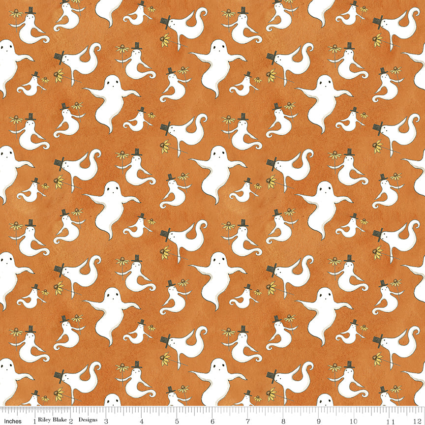 Spooky ~ Ghosts ~ C17571 ORANGE