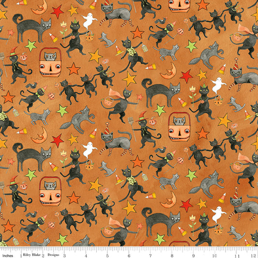 Spooky ~ Cats ~ C17572 ORANGE