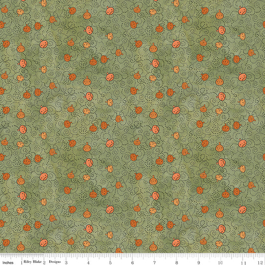 Spooky ~ Pumpkins ~ C17575 GREEN