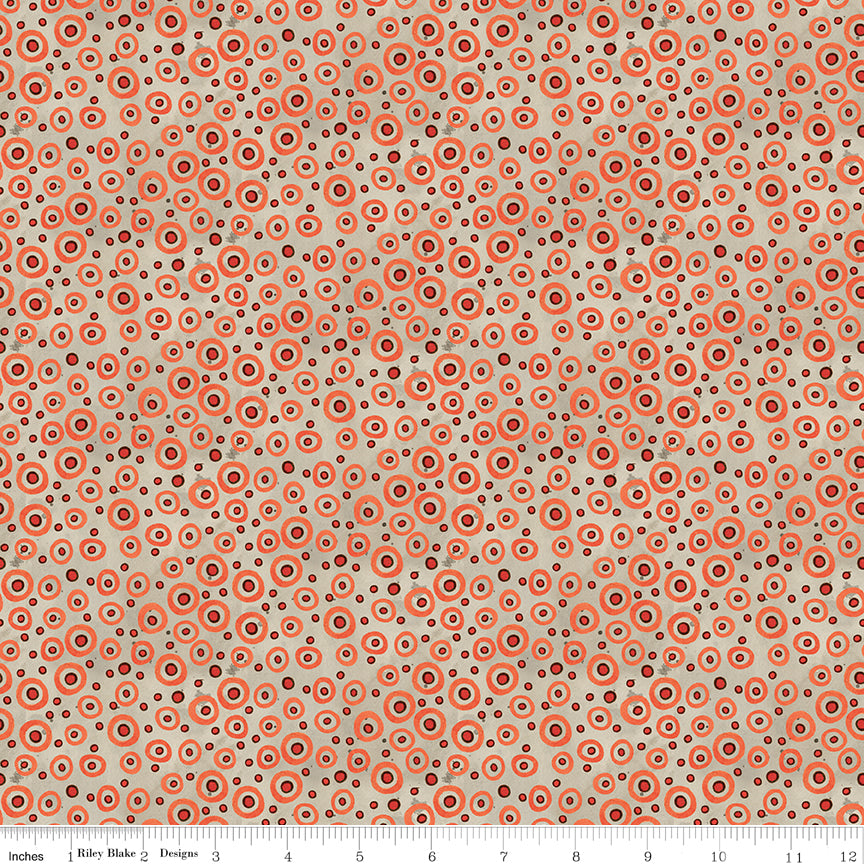 Spooky ~ Polka Dots ~ C17577 GREY