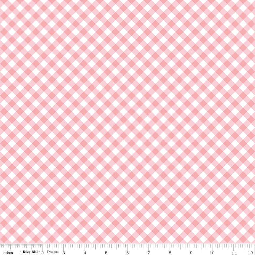 Whimsical Woodland ~ Gingham ~ C17646 Pink