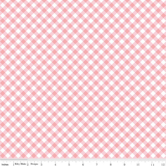Whimsical Woodland ~ Gingham ~ C17646 Pink