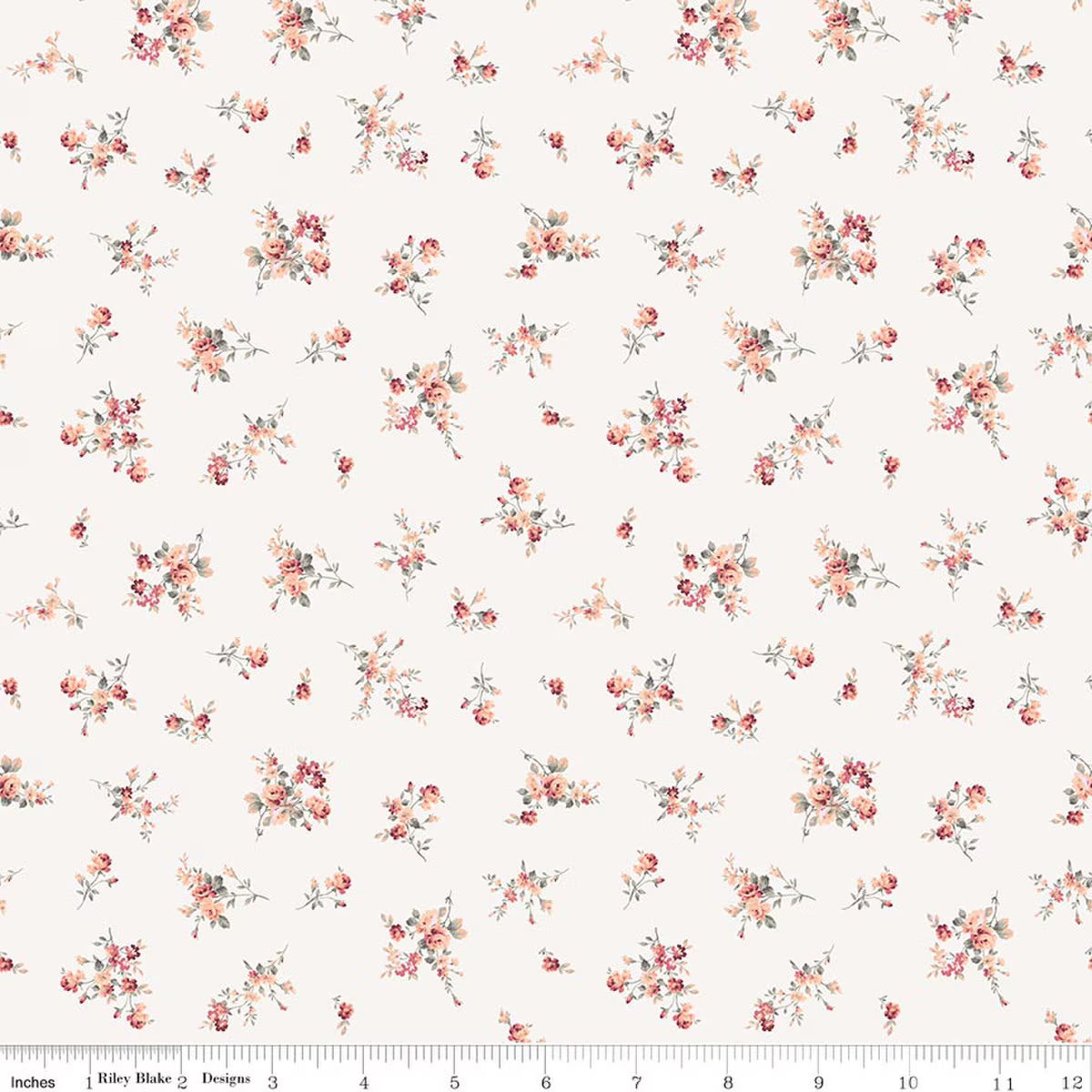 Daybreak on the Prairie ~ Garden Bouquet ~ CD17683 ~ Cream