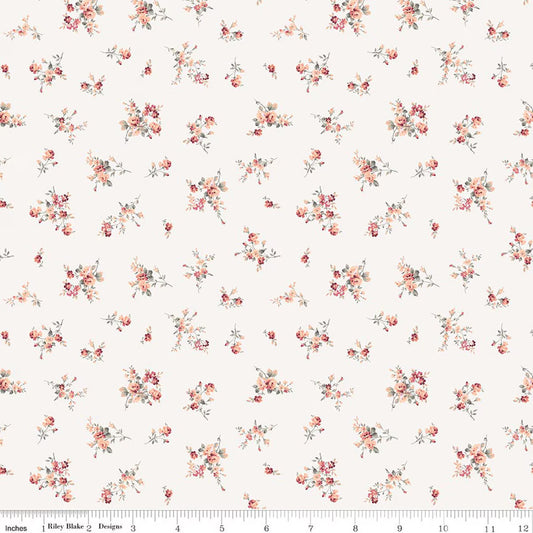 Daybreak on the Prairie ~ Garden Bouquet ~ CD17683 ~ Cream