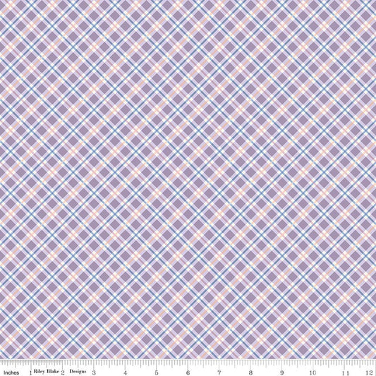 Daybreak on the Prairie ~ Plaid ~ CD17686 ~ Purple