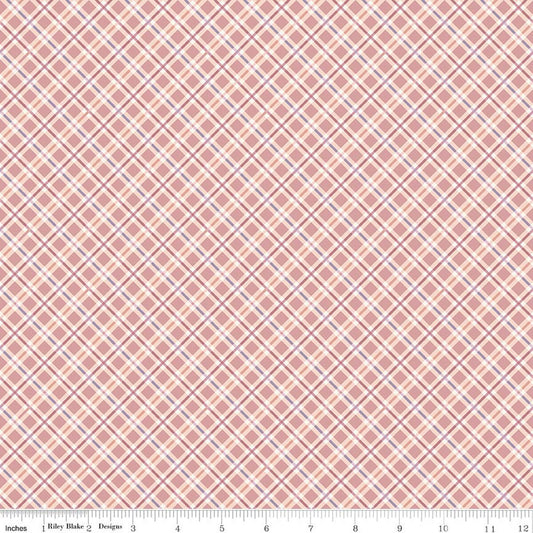 Daybreak on the Prairie ~ Plaid~ CD17686 ~Rose