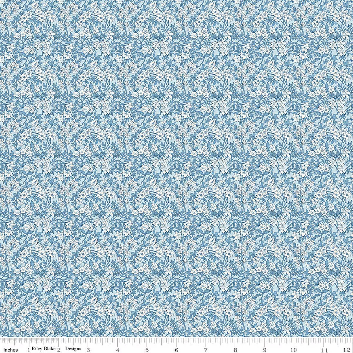 Daybreak on the Prairie ~ Spring Floral ~ CD17688 ~ Blue