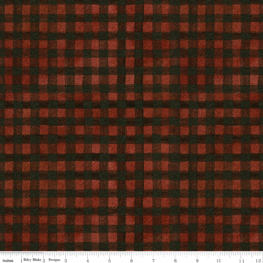 Northern Christmas ~ Buffalo Check ~ C17835-RED