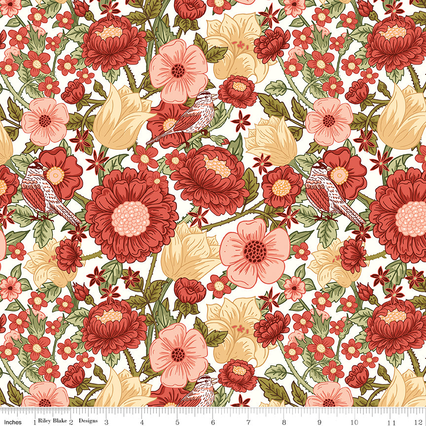 Tangled Garden ~ Main ~ C18020-CREAM