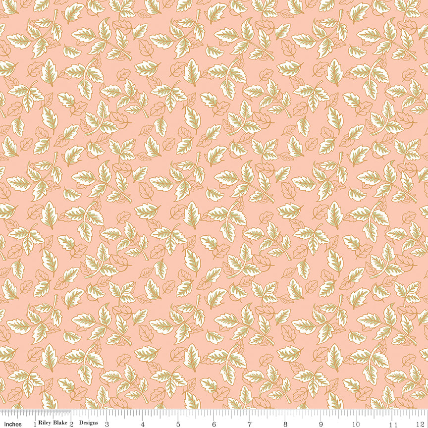 Tangled Garden ~ Leaves ~ C18024-BLUSH