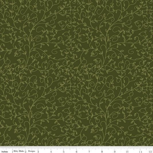 Tangled Garden ~ Vines ~ C18025-HUNTER