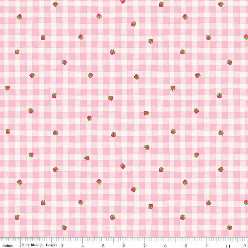 The World of Strawberry Shortcake |  Gingham Pink C18562-PINK