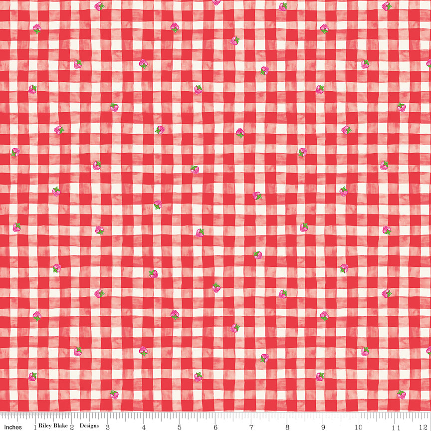 The World of Strawberry Shortcake |  Gingham Red C18562-RED