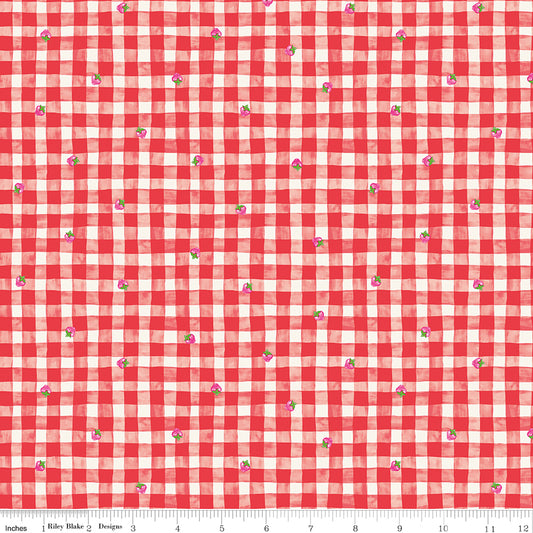 The World of Strawberry Shortcake |  Gingham Red C18562-RED
