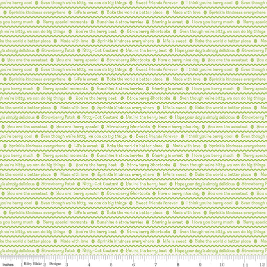 The World of Strawberry Shortcake |  Text Green  C18563-GREEN