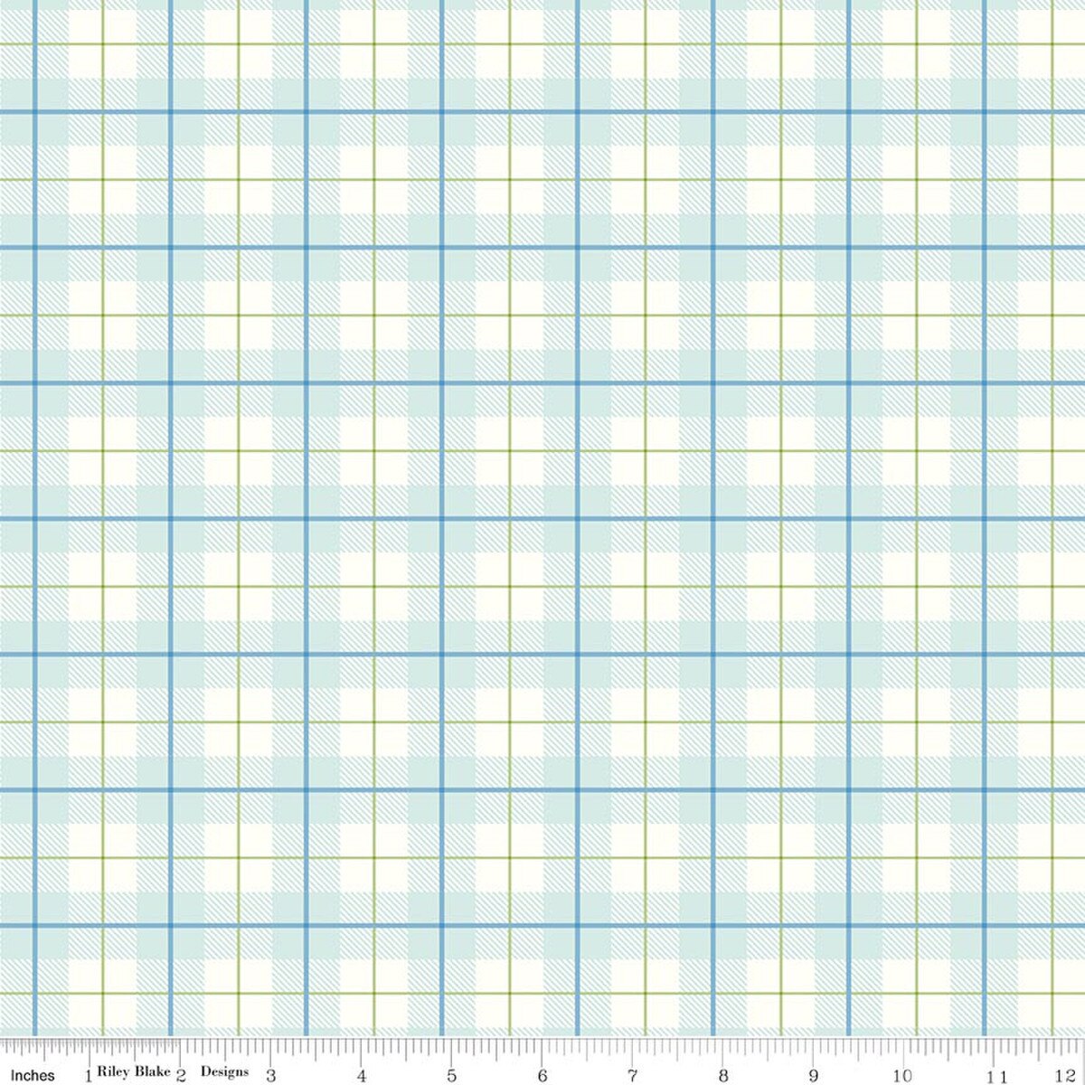 Peter Rabbit™ Spring ~ Plaid Bleached Denim ~ C18755-Bleached Denim