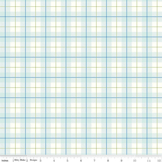 Peter Rabbit™ Spring ~ Plaid Bleached Denim ~ C18755-Bleached Denim