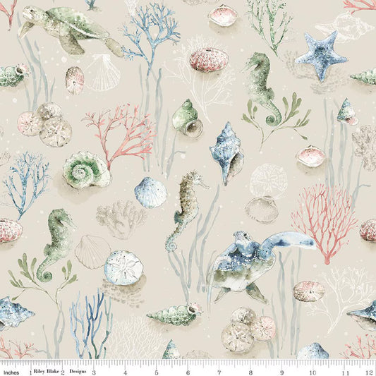 Sea Echoes ~ Main Beige ~ C18820-Beige