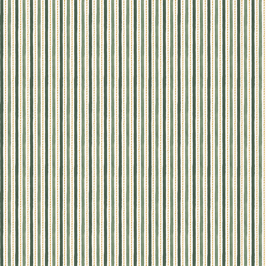 Santa's Fair | Stripes Green - C19205-GREEN