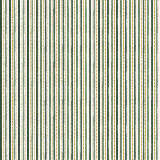 Santa's Fair | Stripes Green - C19205-GREEN