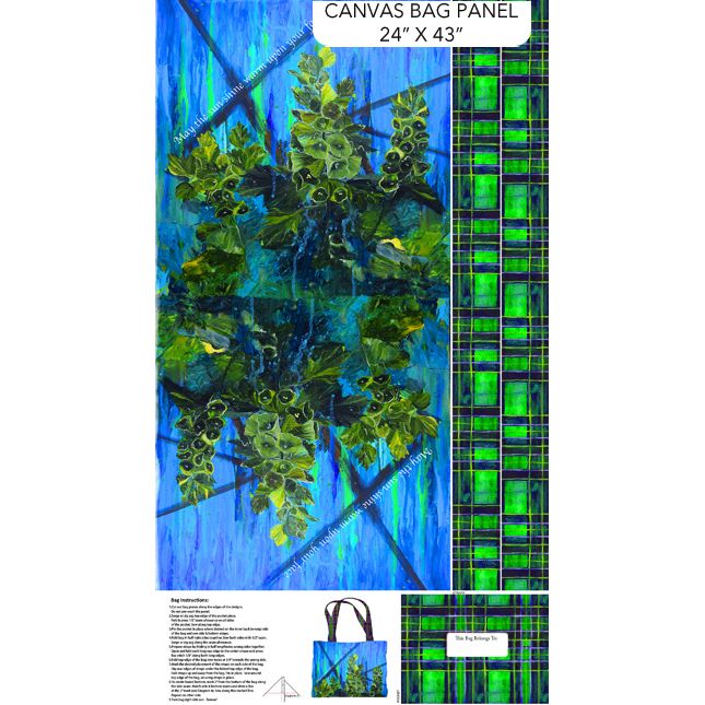 Bells of Ireland ~ Irish Blessing Bag Panel - C40215-44