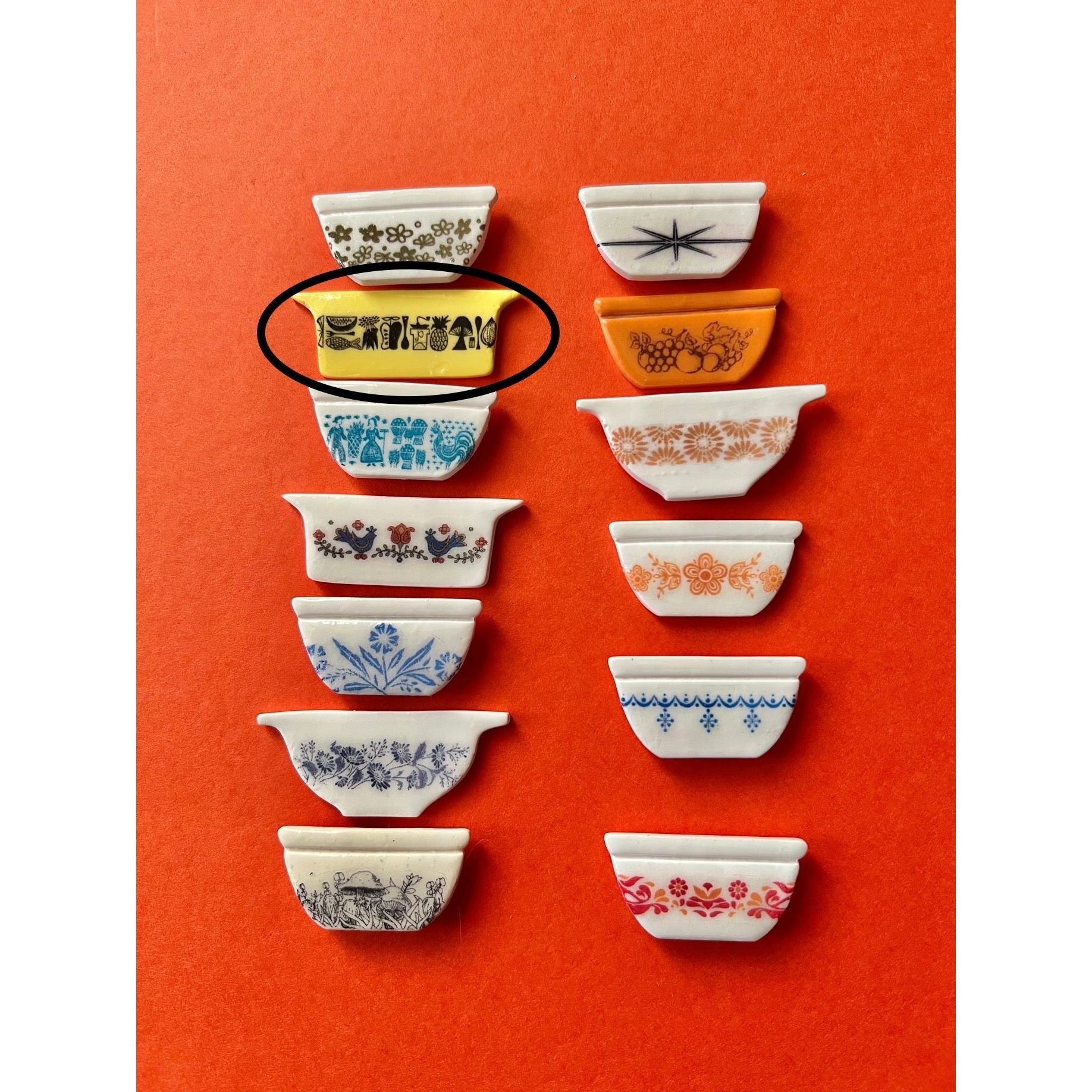 Pyrex Needle Minder - Mod Kitchen – Hobby House Needleworks