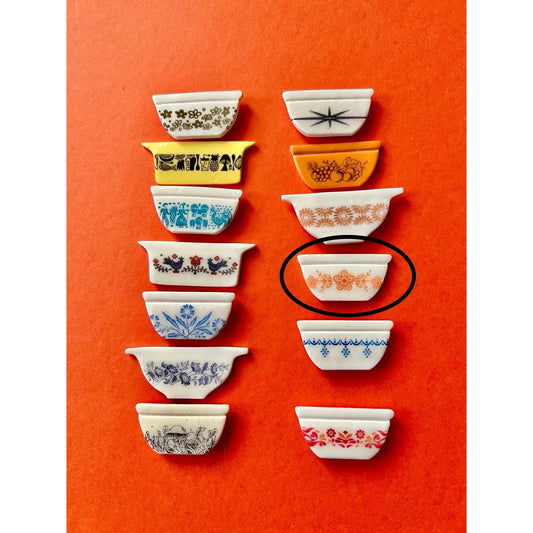 Pyrex Needle Minder - Butterfly Gold