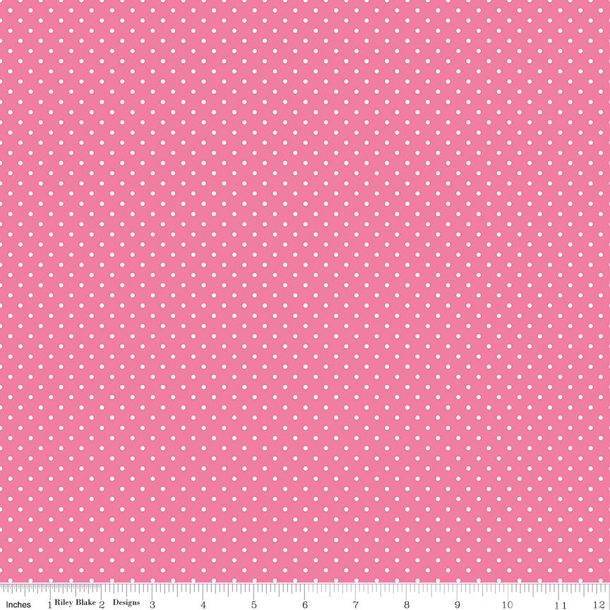 Swiss Dot ~ C670-70 HOTPINK