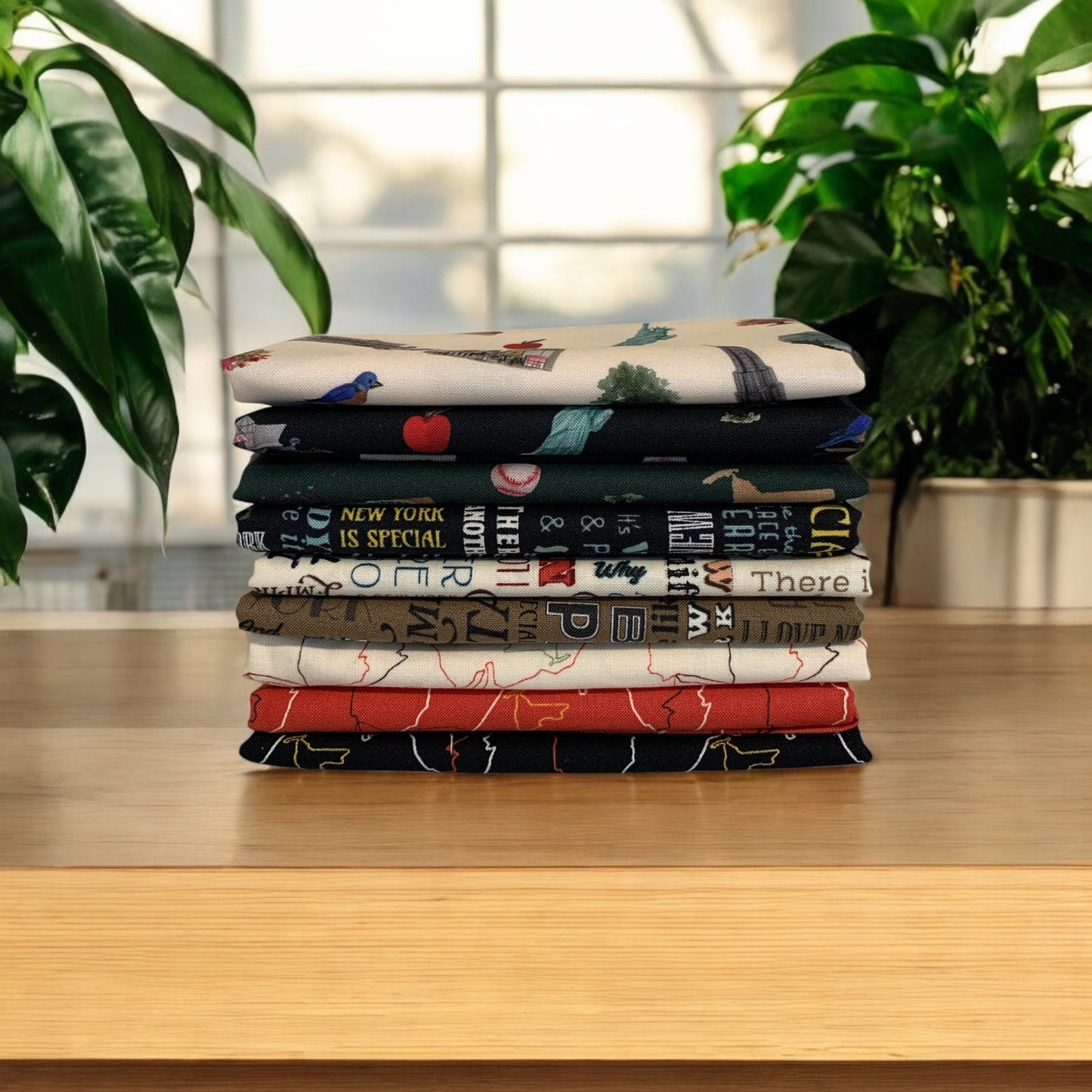 I Love New York ~ Fat Quarter Bundle 9 pcs