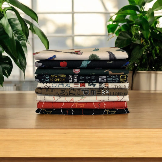 I Love New York ~ Fat Quarter Bundle 9 pcs