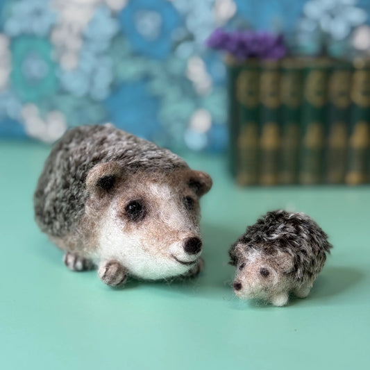The Crafty Kit Company | Happy Hedgehogs Needle Felting Kit