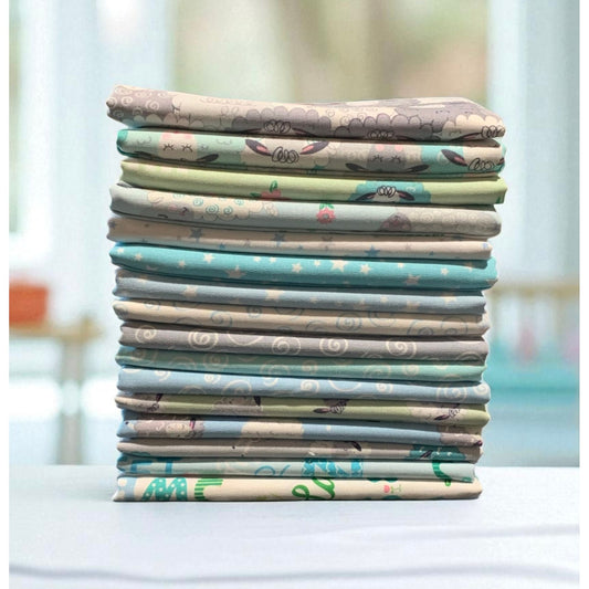 Sweet Little Lamb ~ Fat Quarter Bundle 16 pcs