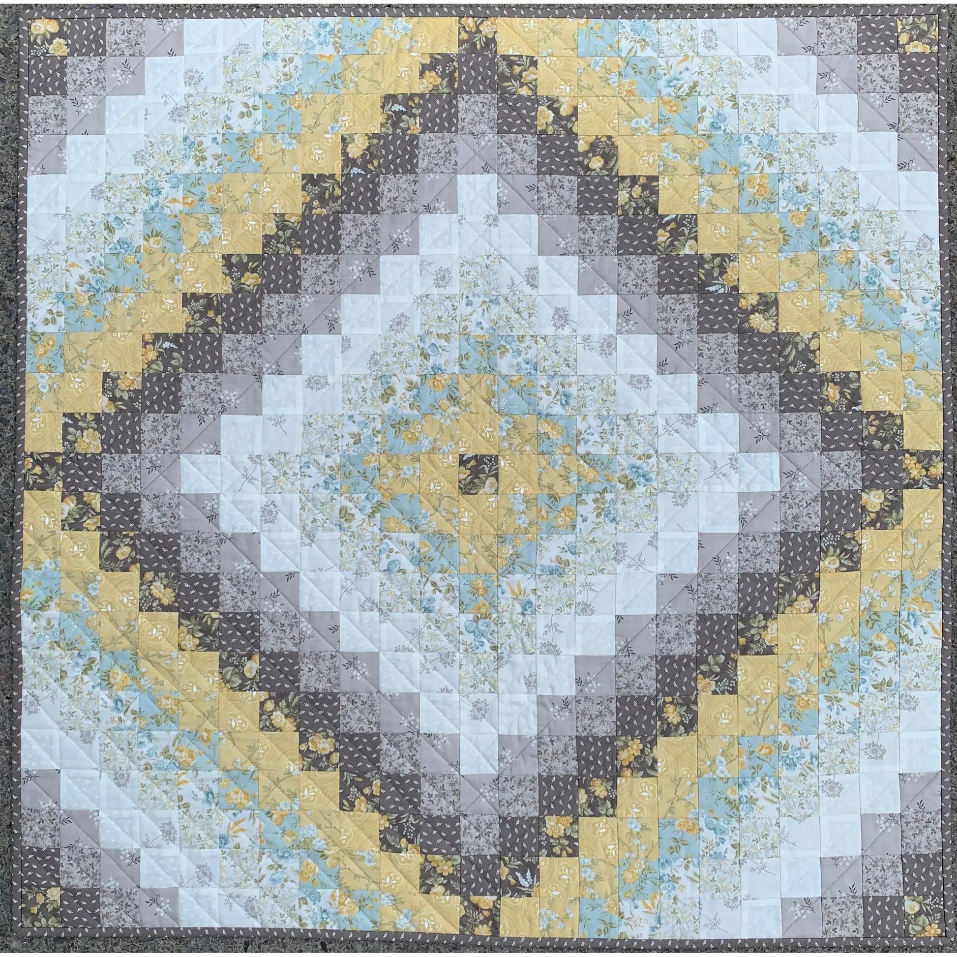 Overstep Walk Pattern Gentle Thread Needle Art Designs ~ Garden Walk Quilt Pattern or Kit ...