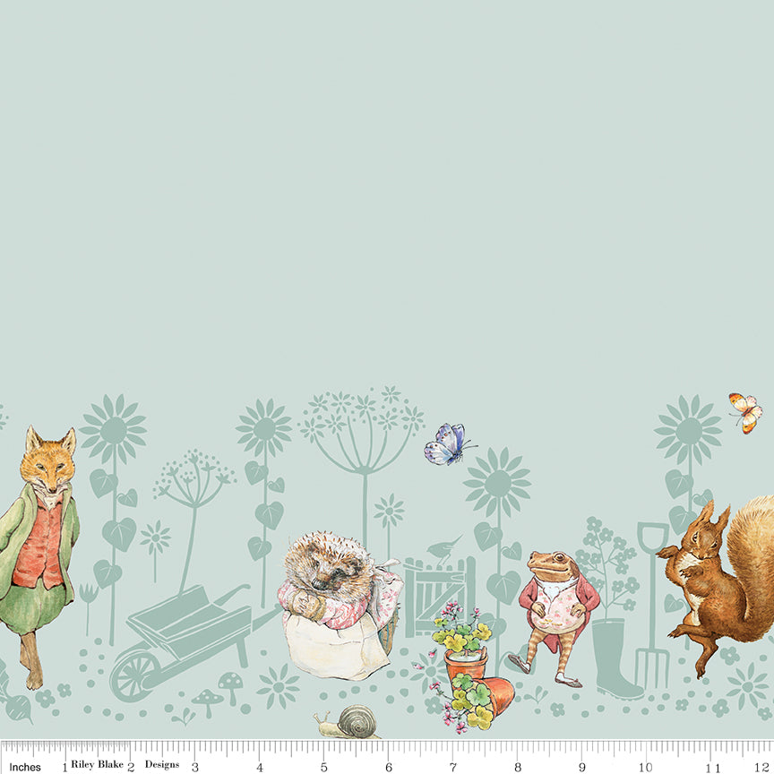 Peter Rabbit & Friends ~ Border Print ~ CD15867-BLUE