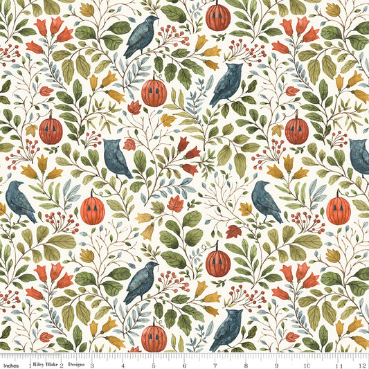 Trick or Treat ~ Foliage ~ CD15961-CREAM
