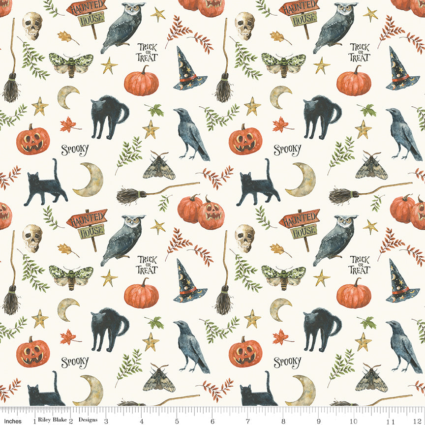 Trick or Treat ~ Spooky ~ CD15962-CREAM
