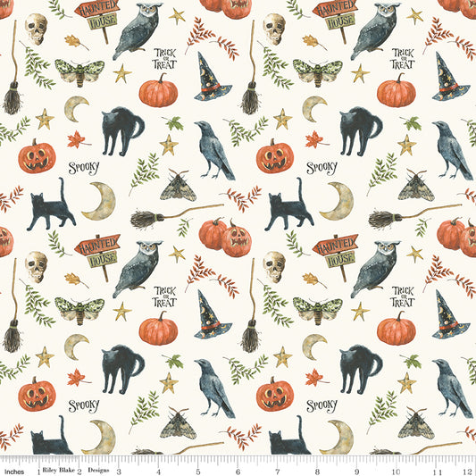 Trick or Treat ~ Spooky ~ CD15962-CREAM