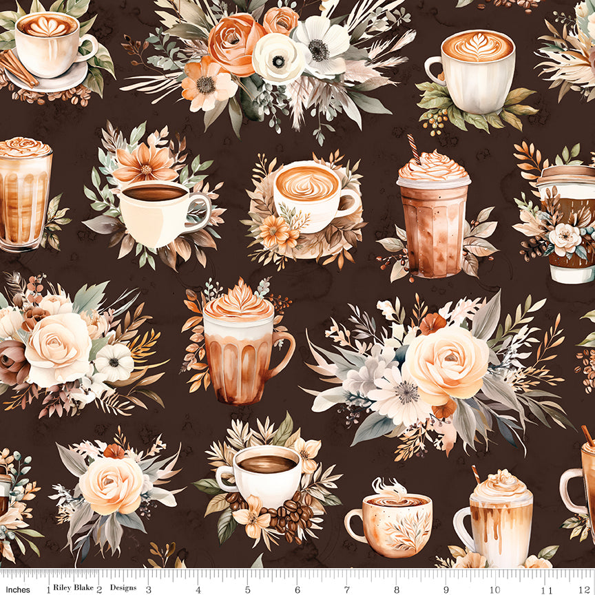 Coffee Time ~ Main ~ C17130-BROWN