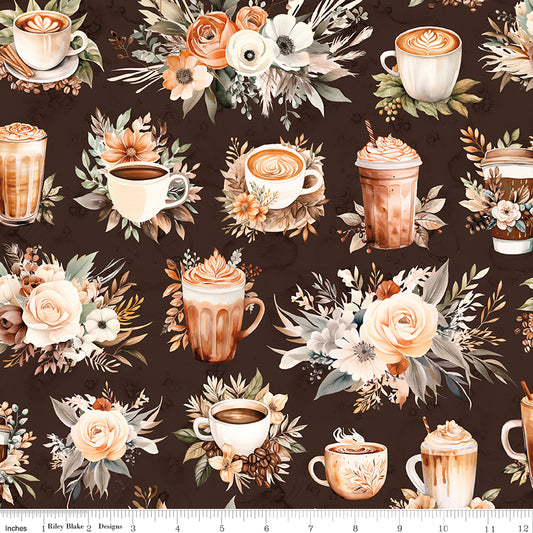 Coffee Time ~ Main ~ C17130-BROWN