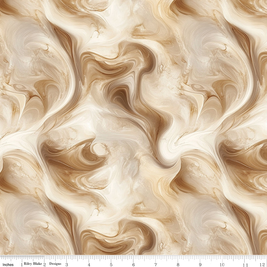 Coffee Time ~ Swirl ~ C17134-BROWN