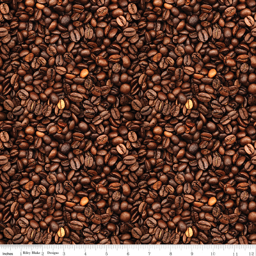 Coffee Time ~ Coffee Beans ~ C17135-BROWN