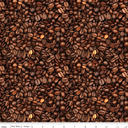 Coffee Time ~ Coffee Beans ~ C17135-BROWN